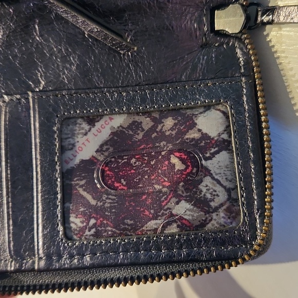 ELLIOT LUCCA Graphite Woven LeatherWallet/Phone - Picture 4 of 4